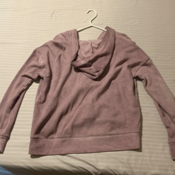 American Eagle Light wash purple hoodie - Picture 2 of 3